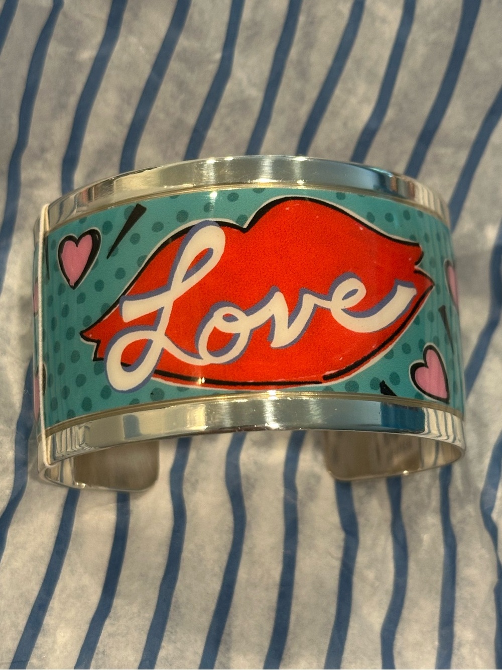 Brighton Love Pop Art Cuff Bracelet